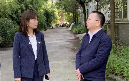 绵阳市经开区领导调研西望达工业园