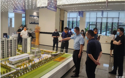 省住建厅等领导莅临三阳揽境项目视察指导工作