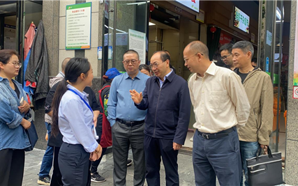 四川省“菜篮子”市长负责制考核组莅临 西城农贸市场开展现场考核