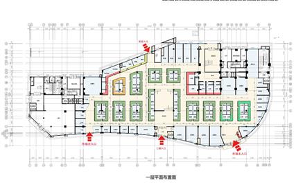 西城都市中心--平政农贸市场A区规划图