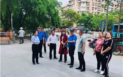 西城农贸迎接广元市考察团前来参观考察